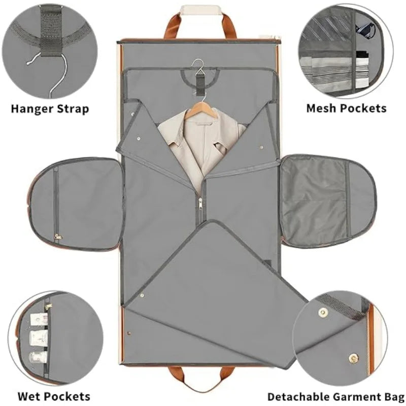 WanderWard Convertible Travel Wardrobe Bag